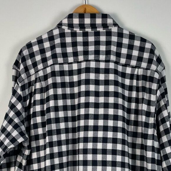 Carhartt Rugged Flex Relaxed Fit Flannel Button Down Shirt Gingham Plaid Sz XL - Picture 8 of 12